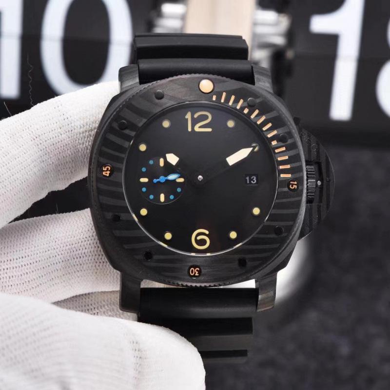 

Чоловічий дайверський годинник Panerai Luminor 1404 Series PAM1391/1565 з нейлоново-гумовим ремінцем