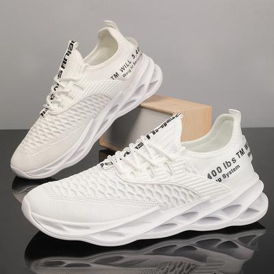 Women's Sports Shoes Mesh Fashion and Lightweight Increased Large Size Men's Fitness Running Shoes