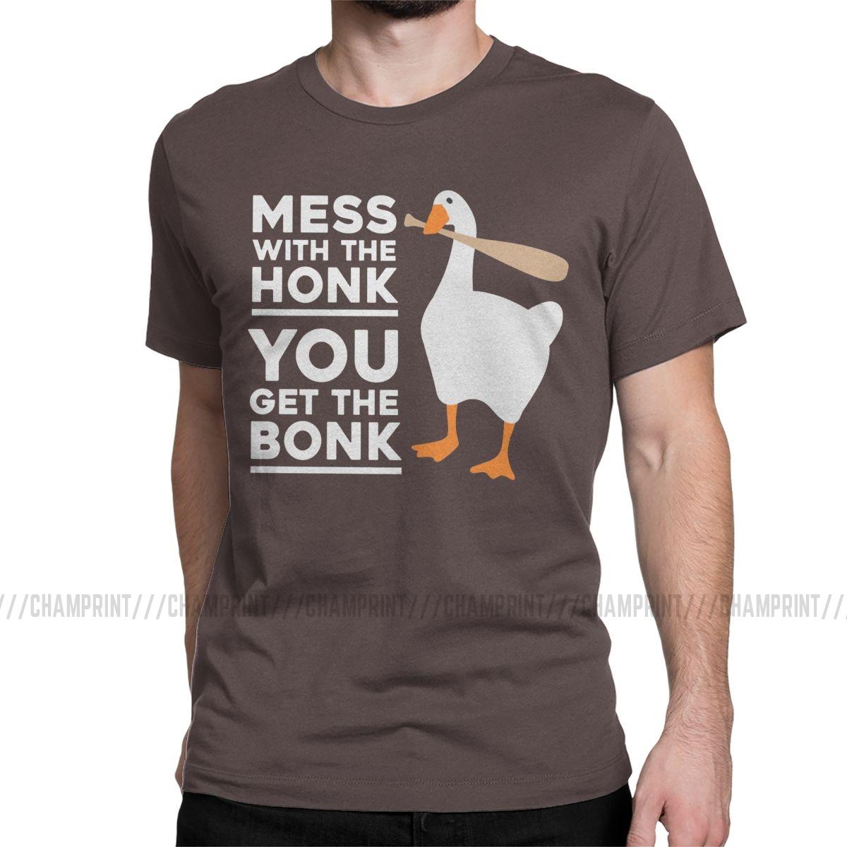Mess With The Honk You Get The Bonk T Shirts Men S Unique T Shirts Untitled 4XL