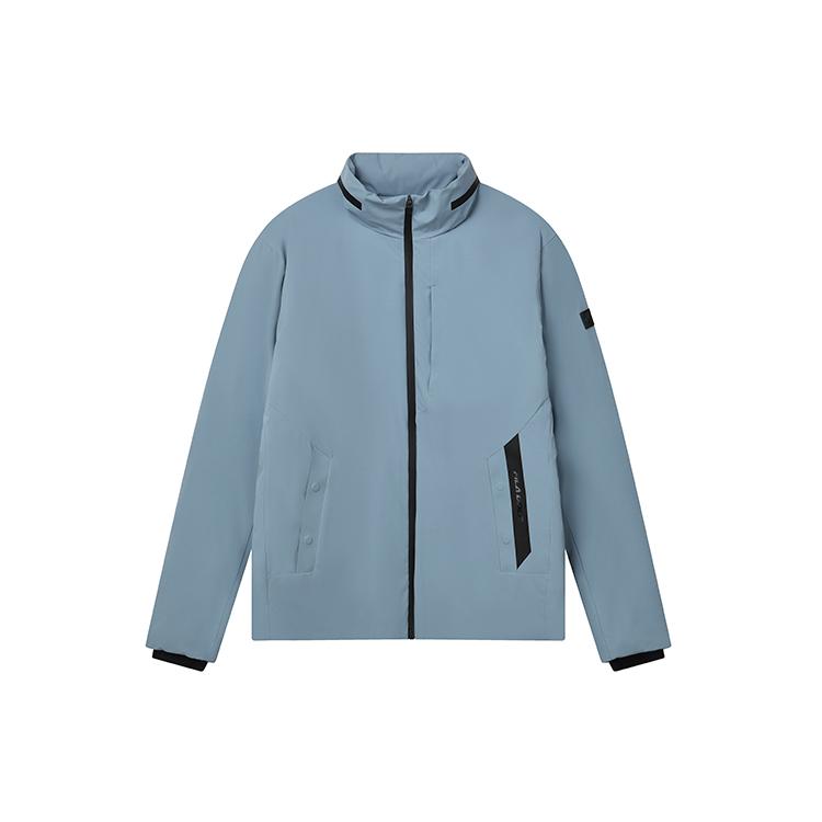 FILA Athletics Down Jackets Men s Soft Blue Stand Collar Moderate A11M145906F-LB S