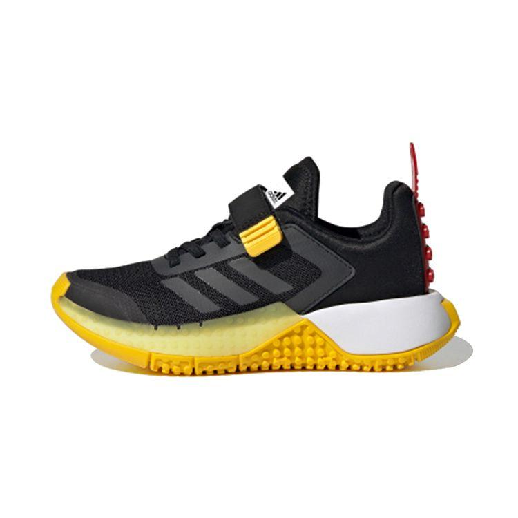 

Adidas LEGO x Sport Little Kid Black Yellow Детские кроссовки Core-Black Grey-Six Red FX2869