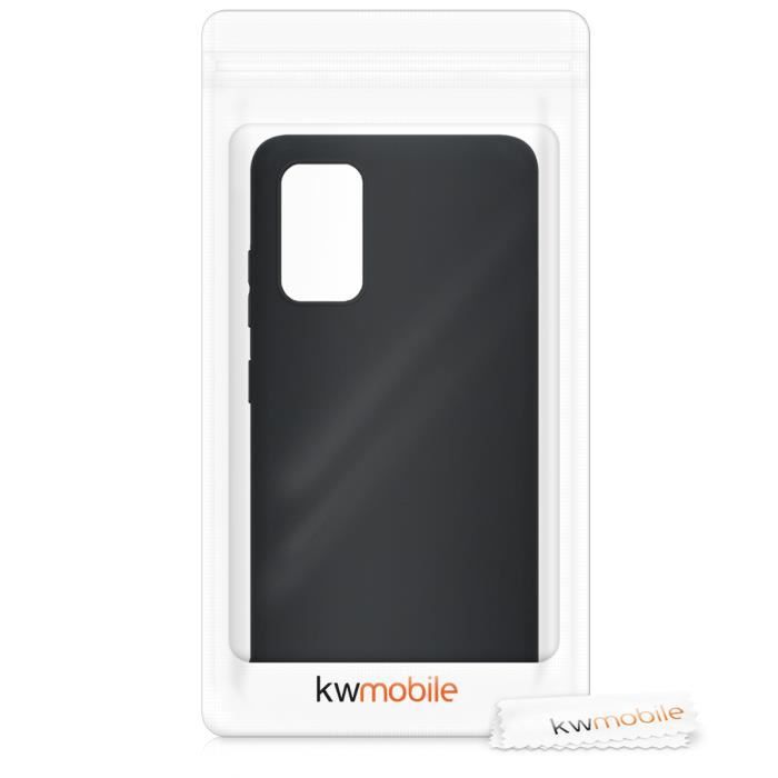 Coque - kwmobile - Samsung Galaxy S20 Plus - Noir mat - Protection intégrale - Souple