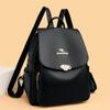 New Women's Casual Backpack European and American Trendy Outdoor Travel Fashion Soft Leather Backpack Versatile Student Bag