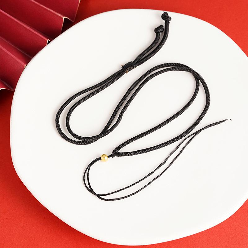 Elegant Sand Gold Clavicle Pendant Necklace for Women - High-End Imitation Gold Chain 