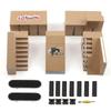 Fingerboard Skate Kit Mini Finger Skateboards Ramp for Fingerboard Lovers Skill Development