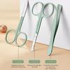 18 Piece Deluxe Manicure & Pedicure Set Green And Blue Stainless Steel Nail Scissors, Clippers, Ear Digging Spoon Women for Men