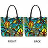  Bohemian Owl Print Tote Bag Fashion Large Capacity Casual Handbag for Daily Use