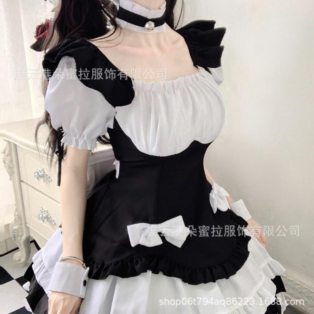 Domila's New Two-dimensional Maid Maid Costume Cosplay Costume Cute Japanese Animation Stage Performance Uniform
