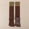 Yoga Five-Finger Socks Children'S Pressure Non-Slip Sports Socks Spring Jumping Exercise Pilates Stockings And Knee Socks Women'S Calf Socks