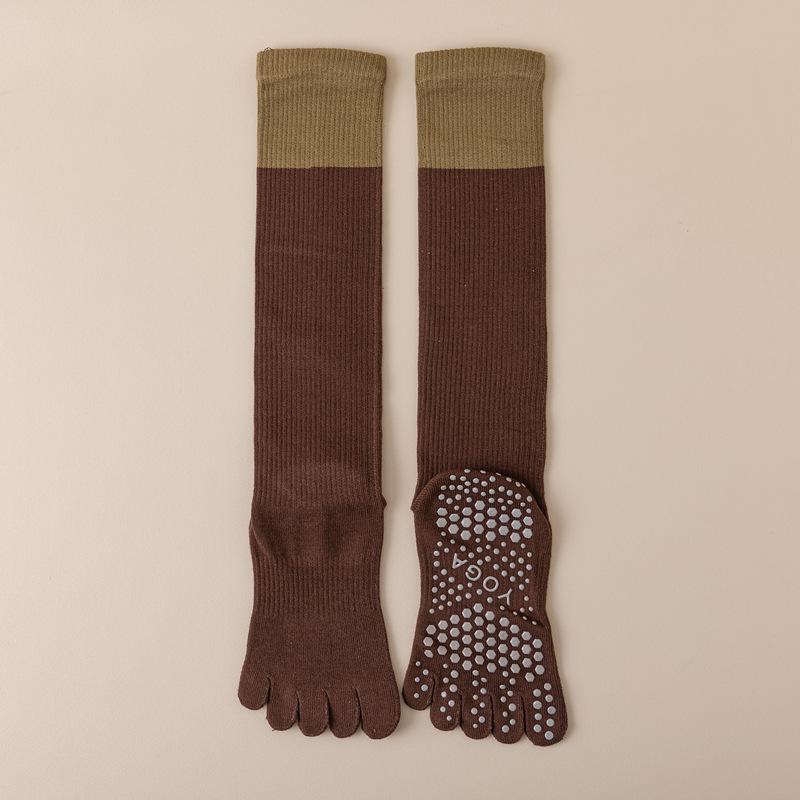 Yoga Five-Finger Socks Children'S Pressure Non-Slip Sports Socks Spring Jumping Exercise Pilates Stockings And Knee Socks Women'S Calf Socks