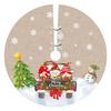 Christmas Tree Skirt Floor Mat Cover 90CM Diameter Soft Cloth Material for Concealing Tree Base and Needle Damage