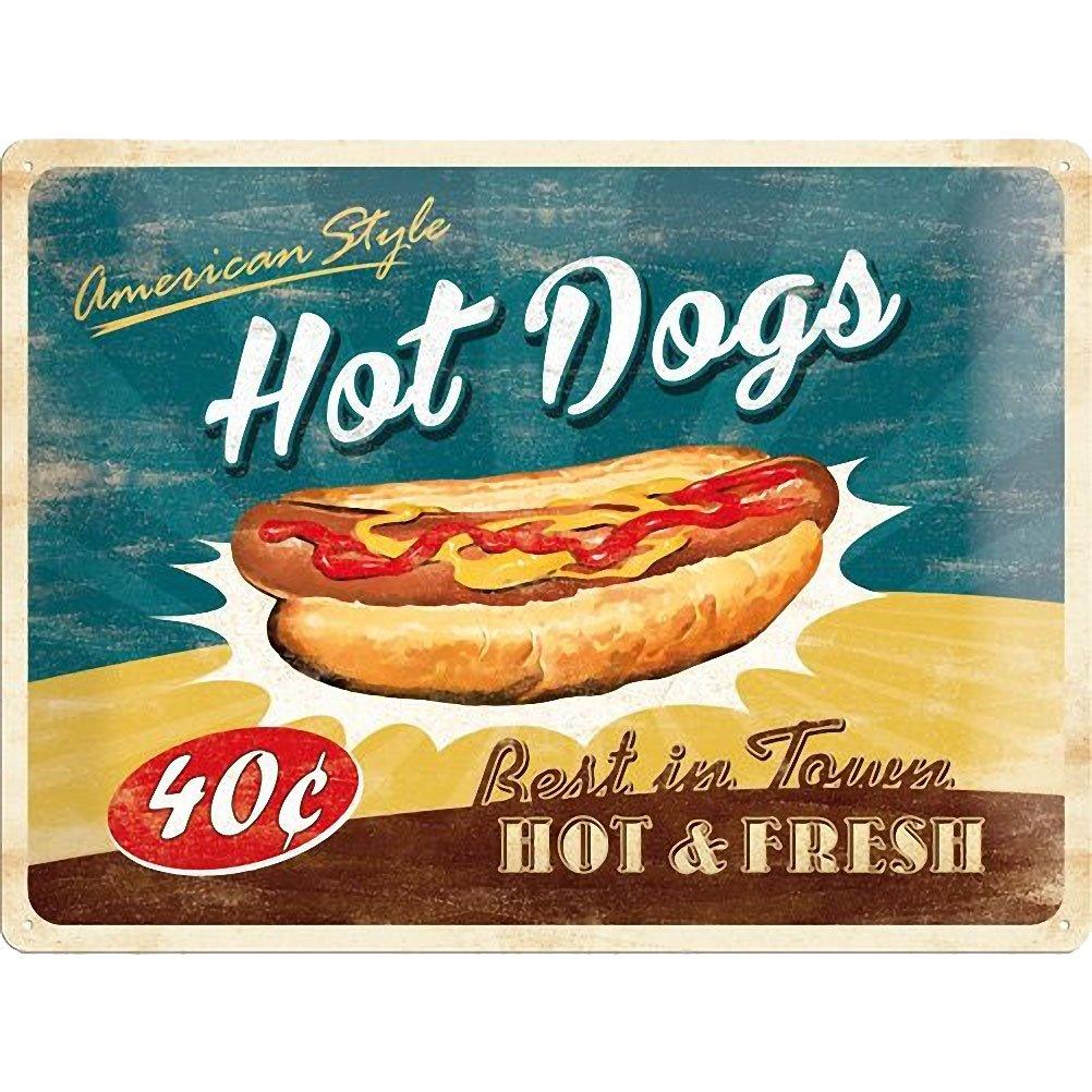 Nostalgic Art Hot Dog Tin Sign 23169 30x40cm
