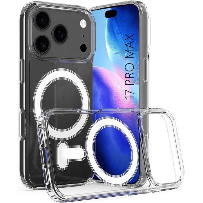 Kryt pro iPhone 17 Pro Max - BOOLING - Ochrana s magnetickým kroužkem - Průhledný