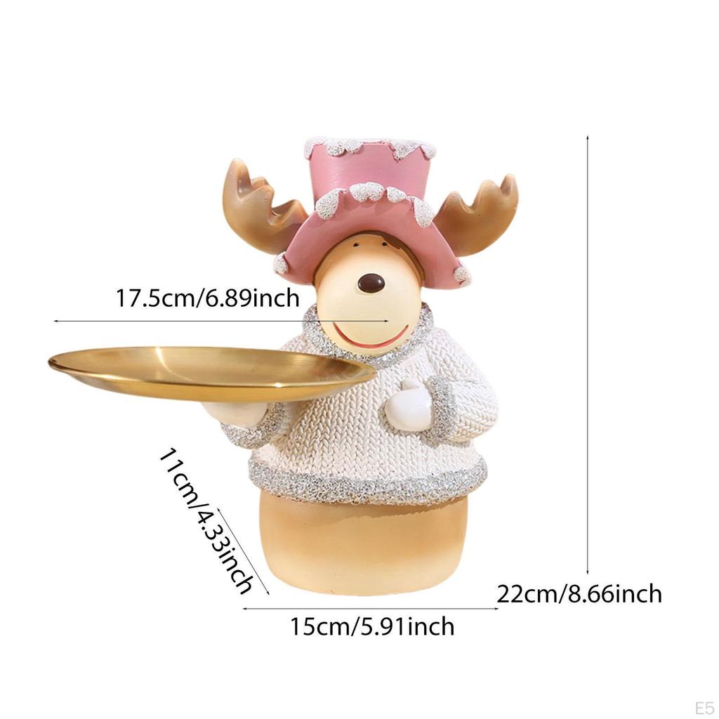 Christmas Dessert Storage Tray, Ideal for Home Decoration Or As A Ornament Shelf