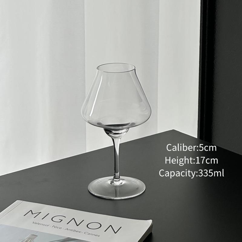 

Tulip-Style Teku Glass Goblet Specialized Craft Beer Cup Thin Light Luxury Large-Bellied Cups Tapered Rim Wine Glasses Cups 335ml