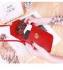 Women Leather Touchable Phone Purse Small Crossbody Bag Mini Cell Phone Pouch Shoulder Bag