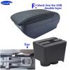 For Volkswagen Polo Armrest Box Polo 9N 3 Mk4 Car Armrest Box 2002-2009  Interior Retrofit Storage Box Car Accessories