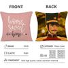 Nutcracker Cartoon Cushion Cover Household Decoration Linen Sofa Cushion Cover: Skin-Friendly & Breathable With Invisible Zipper