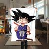 1PZ Coperta Morbida in Flanella con Stampa Carina di Son Goku, Alta Qualità per Tutte le Stagioni, Decorazione per la Casa, Calore e Comfort, Perfetta per Regali di Natale