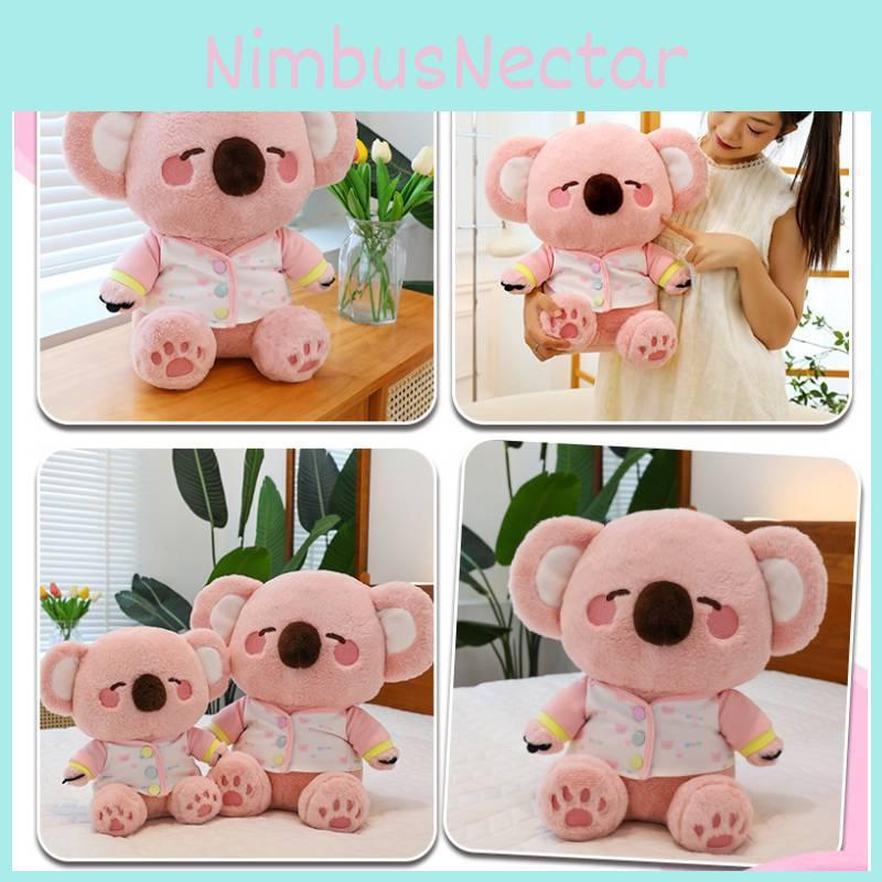Koala In Pink Clothes Plush Toy Cartoon Stuffed Dolls Decoration Kids Gifts