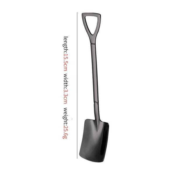 Linguriță elegantă din oțel inoxidabil, excelentă pentru servirea deserturilor și mai mult set unic de linguri de pepene verde, ideal pentru deserturi și cadouri
