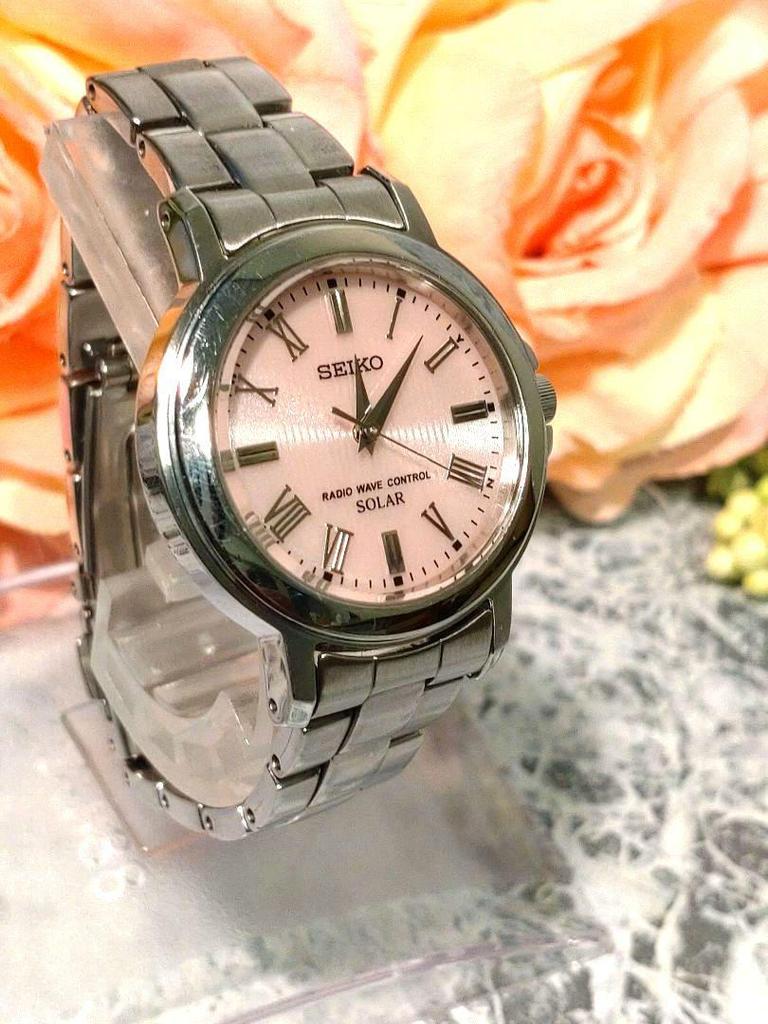 [USED] SEIKO Solar Watch for Women, Pink, Working