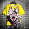 Summer Men's Women's T-Shirts 3D anime girl pattern printing gifts for man casual home graphic t shirts