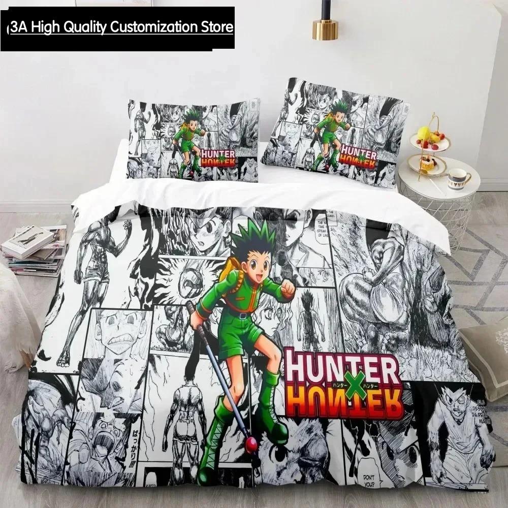 Hunter X Hunter 3D Print Duvet Cover Set Bedding Set Japanese Anime Twin Queen King Quilt Cover Pillowcases Home Decor