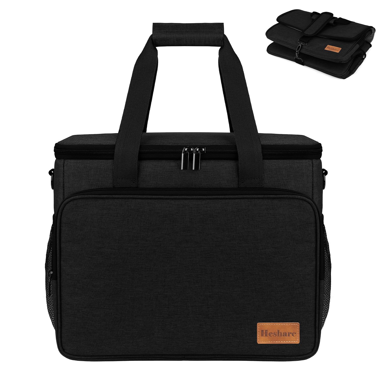 

Heshare Cooler Cooler 30L Large Foldable Cooler Best Cold Heat Outdoor Black Box, Bag, Capacity, Storage, Bag, Preservation, Preservation, Camping, чорний