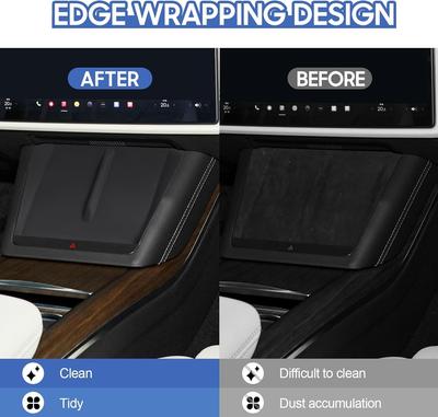 Base di ricarica wireless per accessori Tesla Model S X Plaid 2025 2025 2025 Organizer per console centrale Tappetino caricabatterie per telefono in silicone