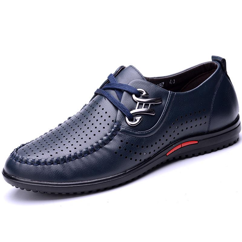 Fashion Brand Breathable Men Casual Shoes Lace Up Spring and Autumn Flat Casual Sneakers for Male Solid Waterproof Shoes X8 35
