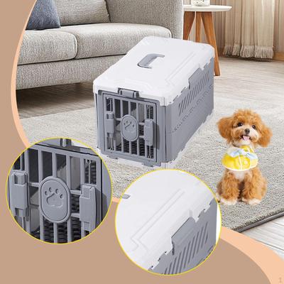 Atmungsaktive, vielseitige, leichte, faltbare Hunde- und Katzenbox für kleine Hunde, Katzen, Haustiere, Fellpflege