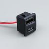 Double Layer Type-C Socket USB Female Base with Cable Connector 1/2/5Pcs for Reliable Device Connection and Charging