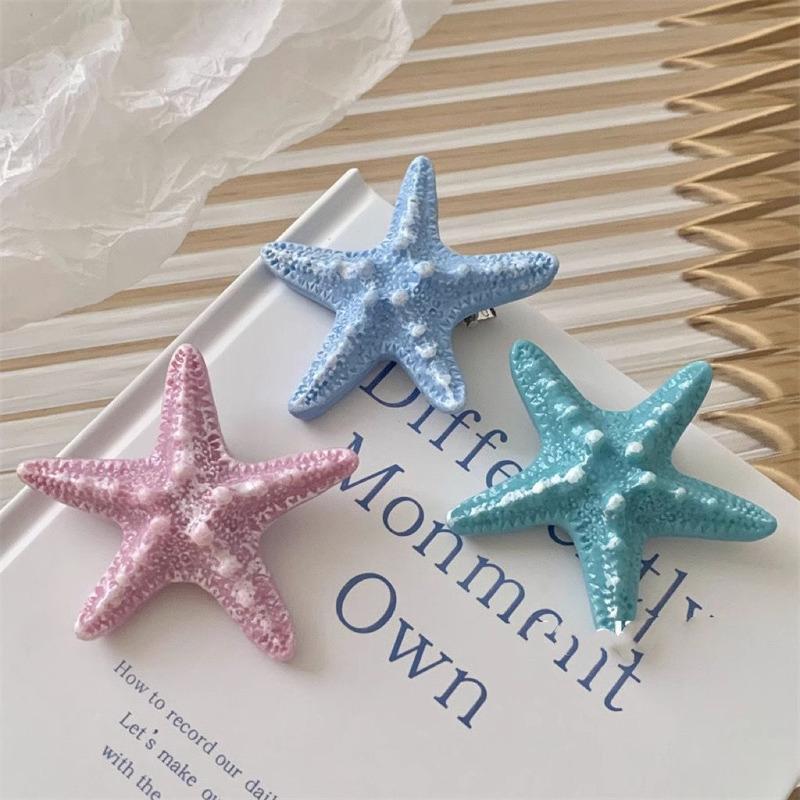 Neue Sommer Strandurlaub Muschel Seestern Haarspangen Haarnadeln Süße Seitenklammer Haarspangen Für Mädchen Koreanisches Ornament Haarschmuck