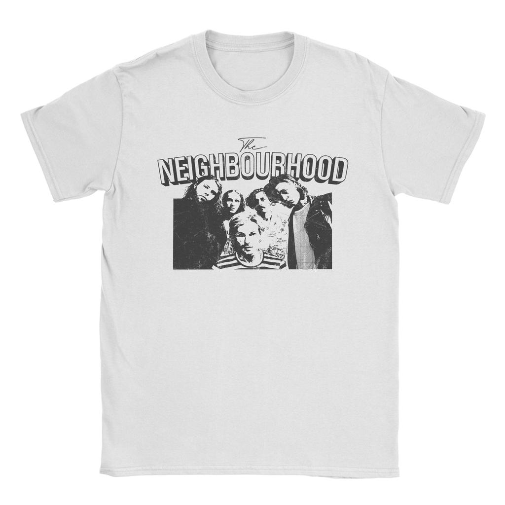 The Neighbourhoods TShirt Unisexs Cotton Tops Funny The NBHD Round Neck Short Sleeve