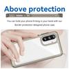 For Samsung Galaxy A36 5G Phone Case WANLONFENG XC Series TPU Acrylic Cover with Tempered Glass (Big Lens Hole)