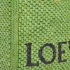 Loewe Bolso Tote con Estampado con Correa de Hombro Desmontable y Ajustable en Fibra de Palma Color Vino para Mujer Verde A685B59X01-4100