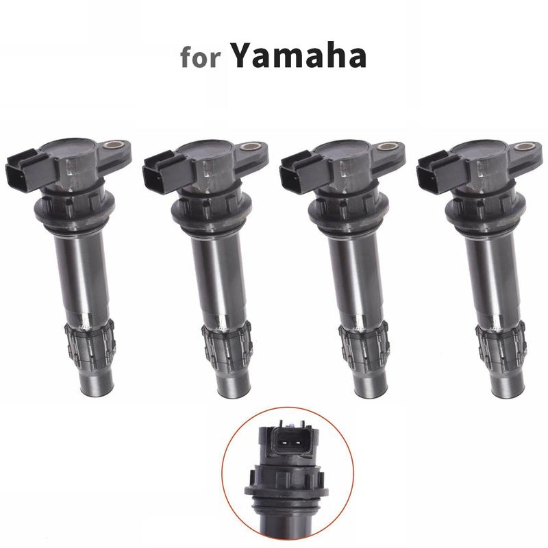 4Pcs Set Ignition Coils for Yamaha FX 1100 VX 110 2004-2014 6B6-82310-00-00 6D3-82310-00-00 Waverunner Ignition Coil