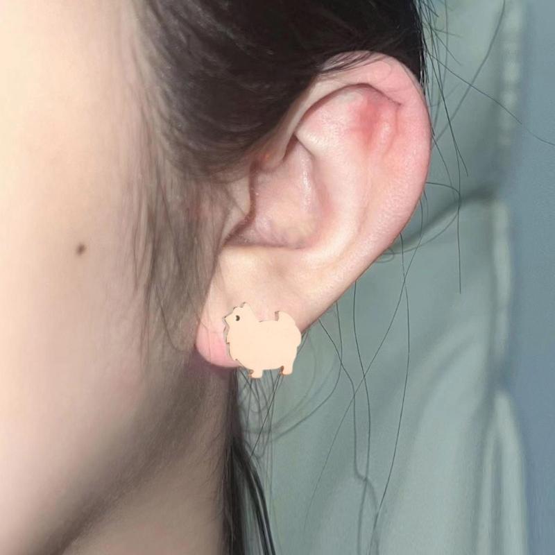 Korean Style Sheep Studs Earrings Animal Earwear Lightweight and Comfortable Ear Accessories for Fashion Enthusiasts