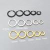 2PC Minimalist Stainless Steel Classic Round Gold Color Earring for Women Men Tiny Huggie Hoop Punk Rock Party Jewelry Gifts 20G