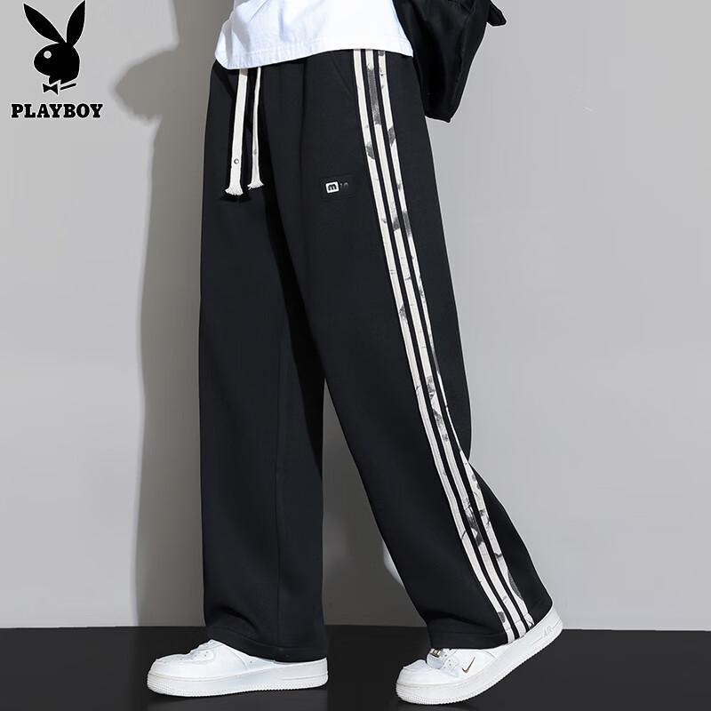 

Playboy Men s Loose Fit Straight Leg Casual Pants 2XL