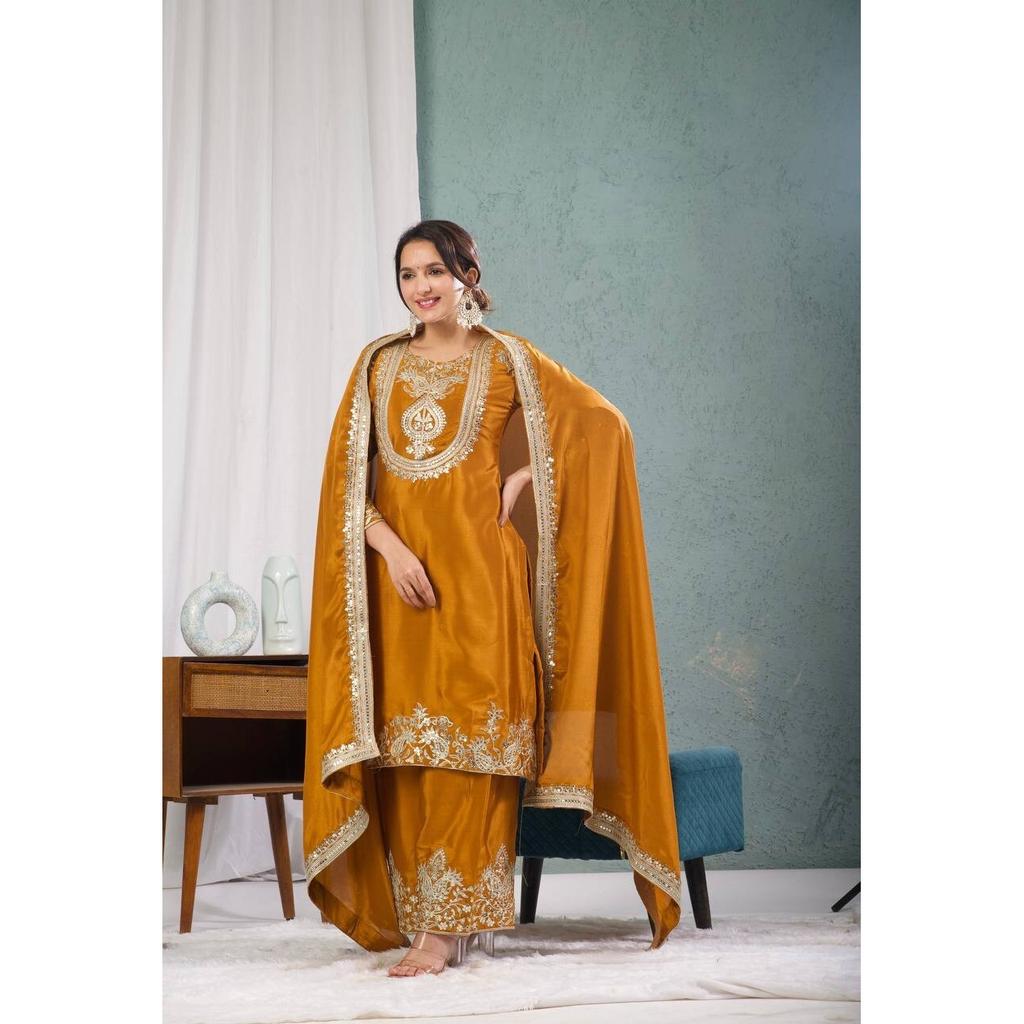 Party Wear Ready To Wear Salwar Suit Women Indian Pakistani Bollywood Palazzo SC-2111
