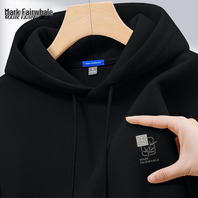 Mark Fairwhale Men's 2025 Trendy Loose Fit Hooded Sweatshirt