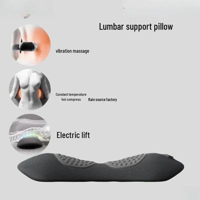 Lumbar Support Pillow for Sleeping with Massage Function