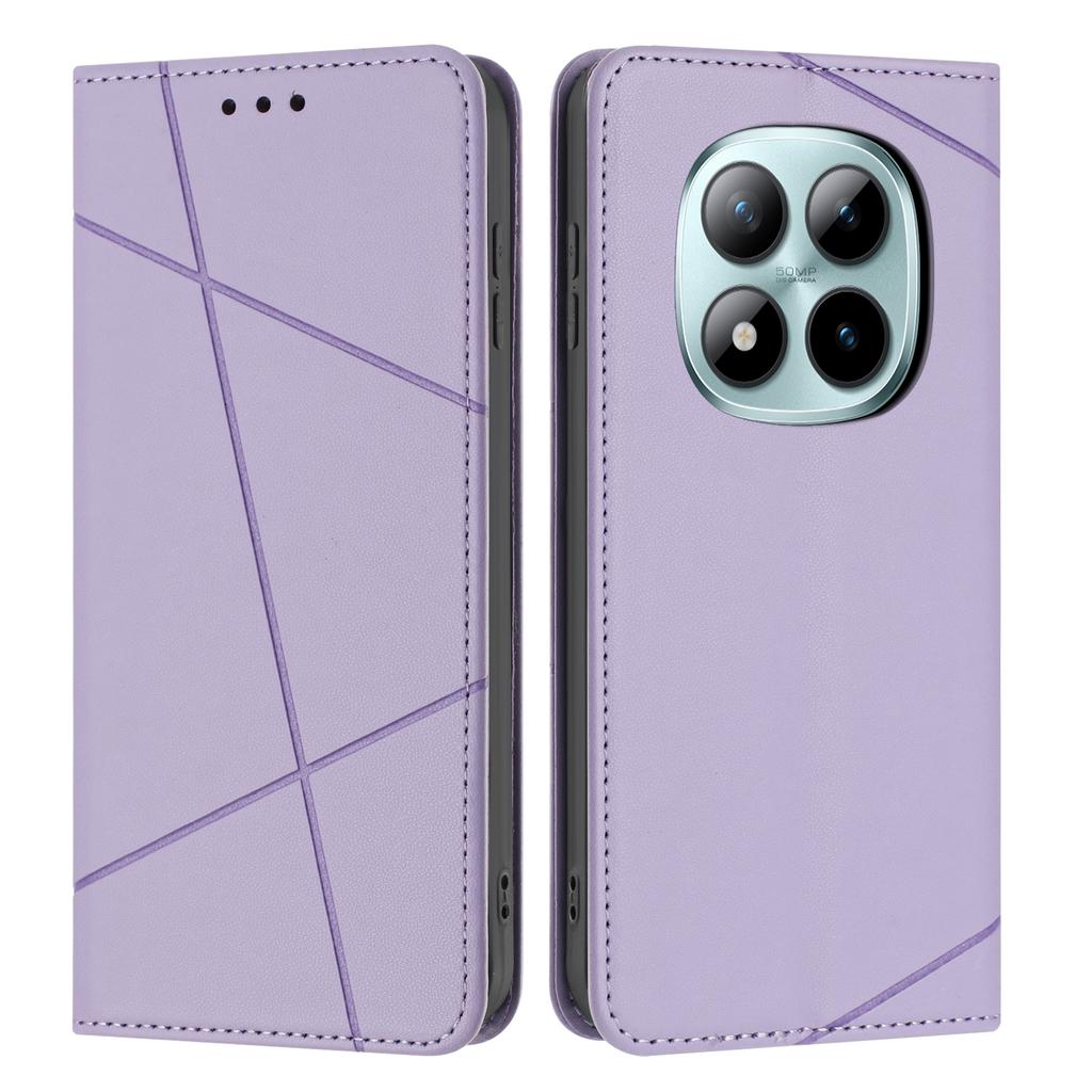 Pro Xiaomi Redmi Note 15 Pro 4G (Globální) Peněženkové pouzdro Linkově potištěná kůže Stojánek Kryt na telefon s poutkem na zápěstí