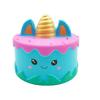 Creative Cartoon Cute Unicorn/Deer Slow Rebound Cake Soft Squeeze Toy Children's Fun Stress Relief Toys Boys Girls Birthday Gift