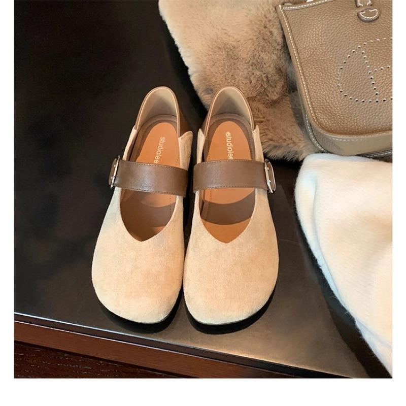 Absatz mit Leopardenmuster, Innenhöhenerhöhung, vielseitige Mary Jane Einzelschuhe für Damen, 2 Frühjahrs- und Herbstmodelle