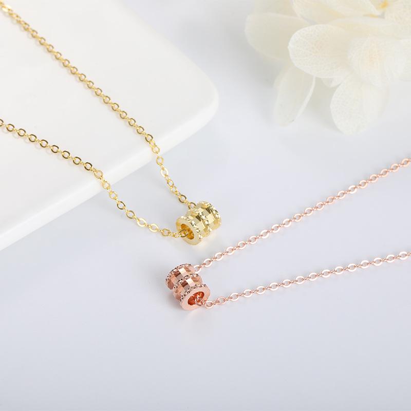Fashion Necklace Small Waist Necklace Women's Transfer Beads Pendant