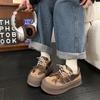 Platform casual board shoes bread shoes new ugly cute casual versatile sports shoes women