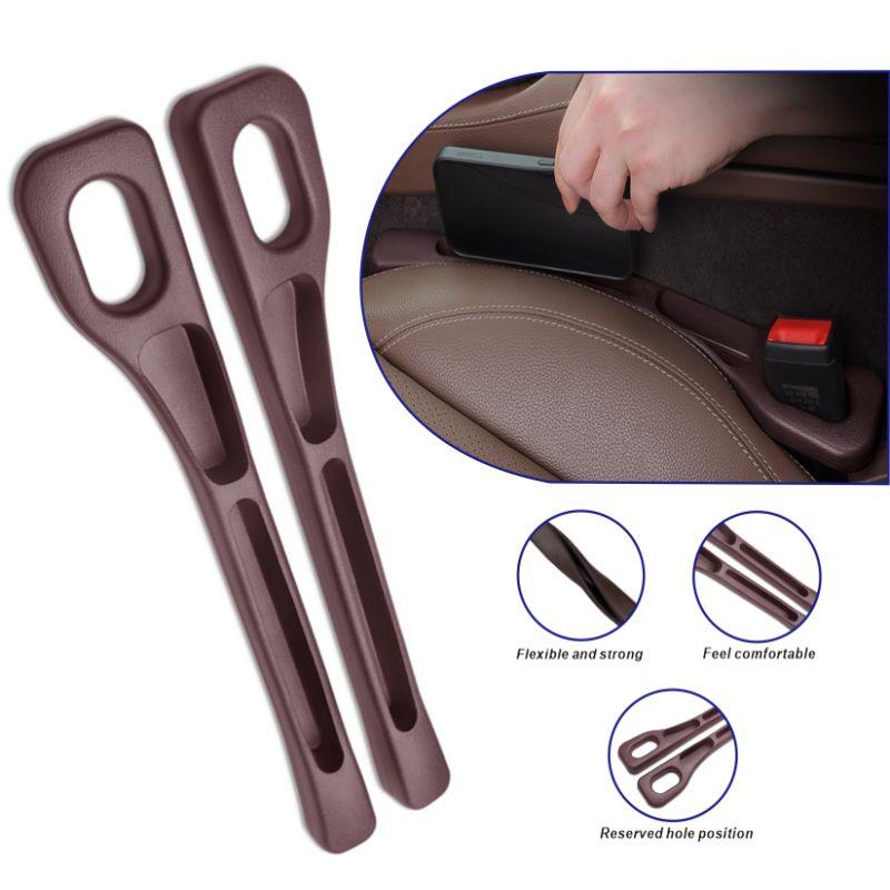 For BMW X5 G05 X6 G06 X7 G07 2019 2020 2025 2025 2025 2025 Car Seat Side Gap Filler With Slot Bendable Storage Strip Accessories